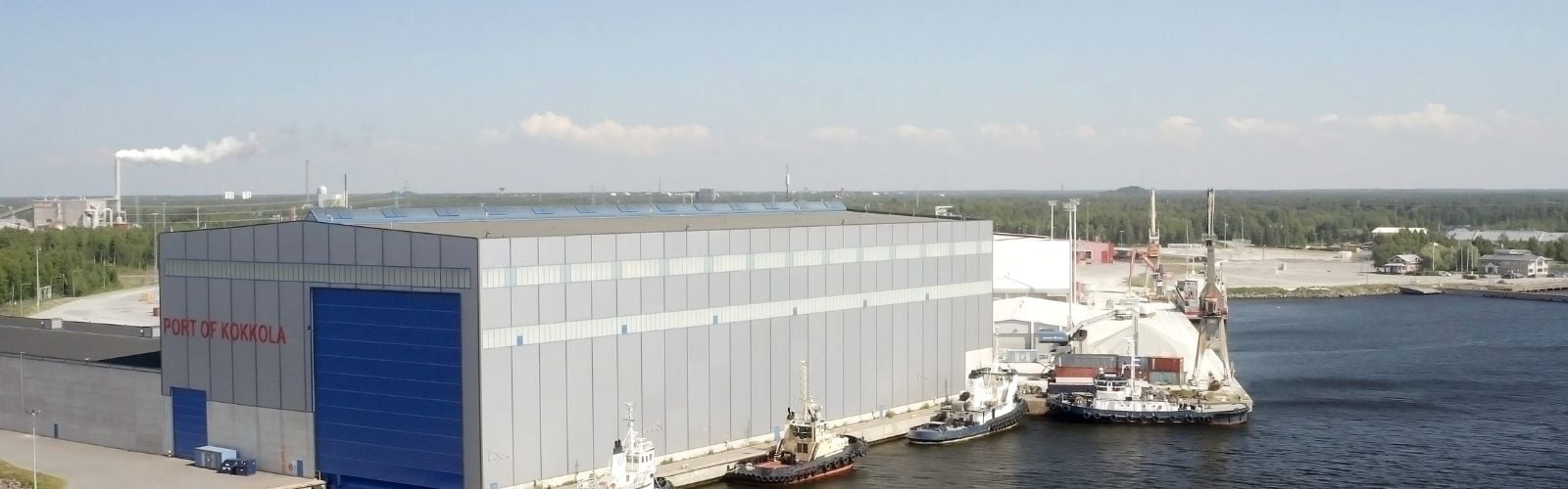 Kokkola site with access to port for calcium chloride distribution